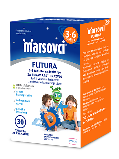 Marsovci - Futura 3-6 tablete za žvakanje
